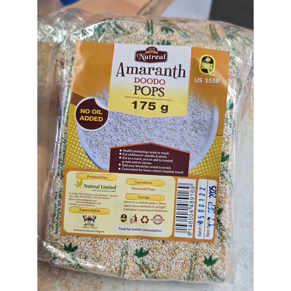 Amaranth Doodo Pops (Product of Uganda)