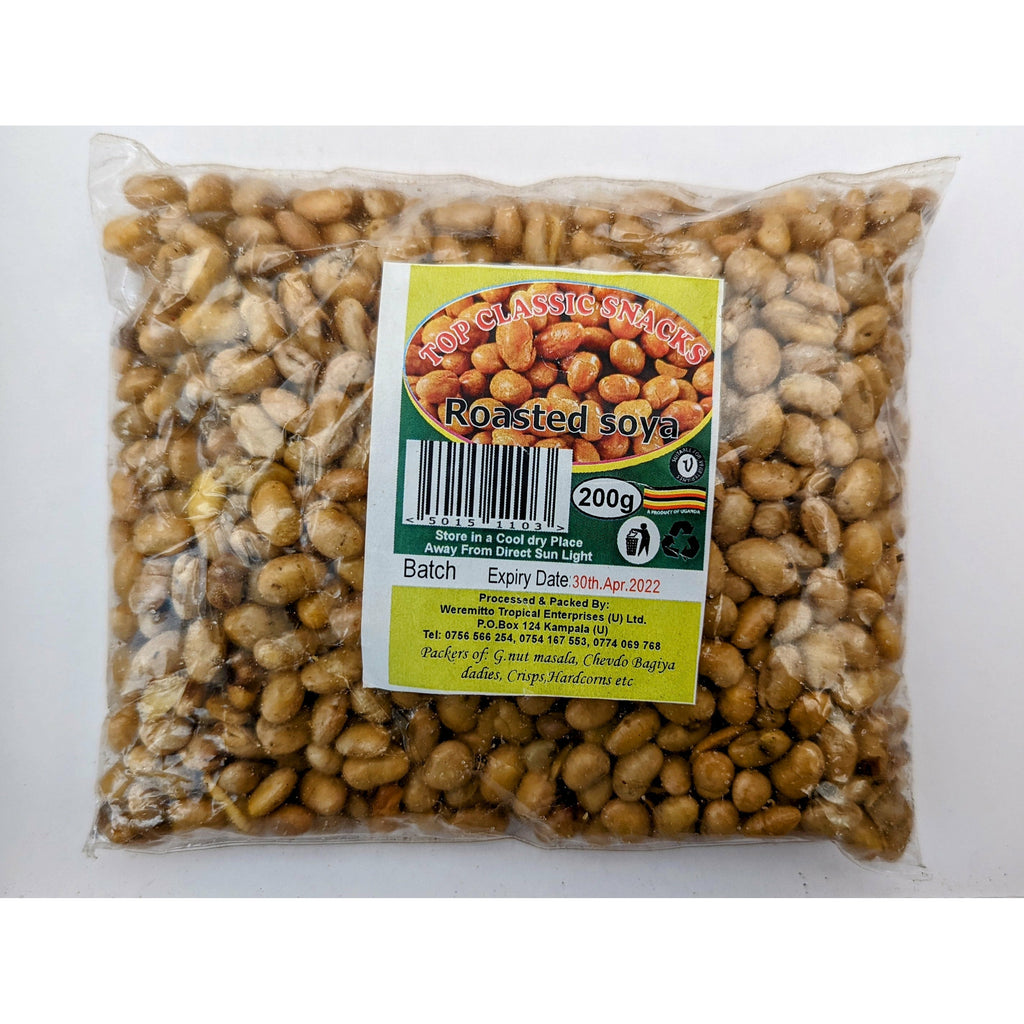 Top Snacks Roasted Soya Snacks (Product of Uganda) Owino supermarket